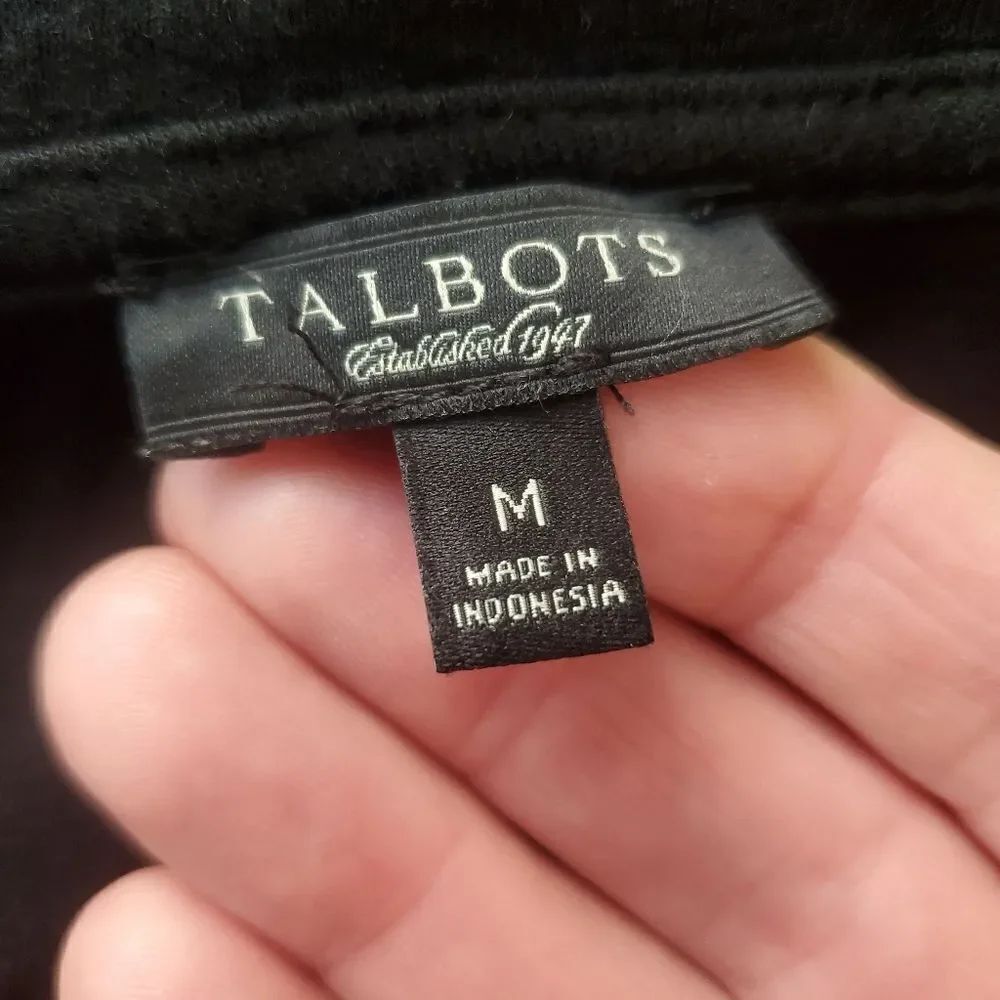 Talbots Zip Front Cardigan sz Med - Picture 9 of 10